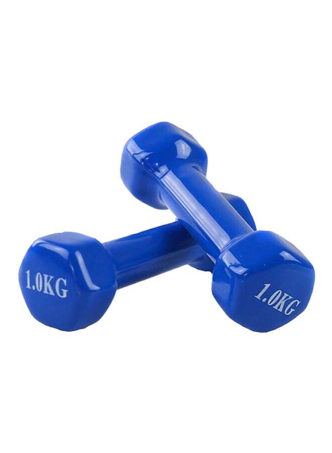 2-Piece Vinyl Dumbbells Set 1kg - v1586154739/N17903318A_1