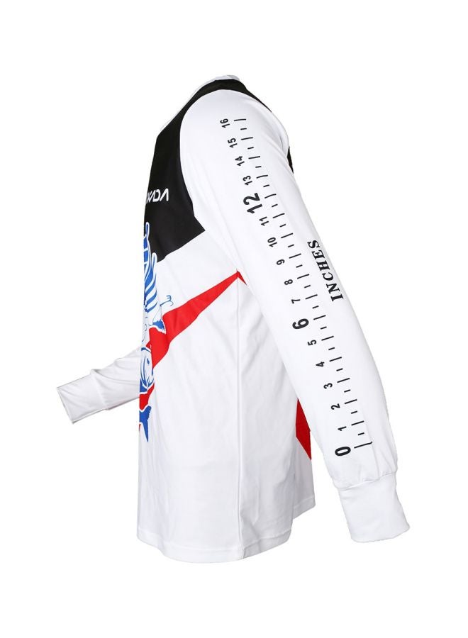 LIXADA Long Sleeve Printed Fishing T-Shirt 3XL - Image 4