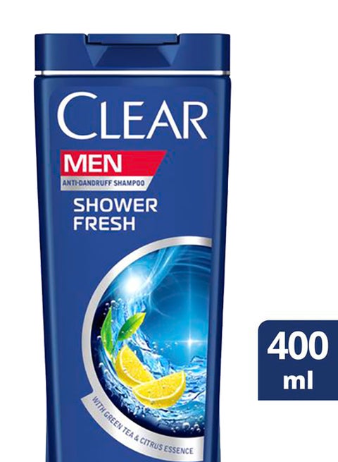 Shampoo For Men, Anti Dandruff Shampoo, Shower Fresh, 24 Hr Freshness 400ml