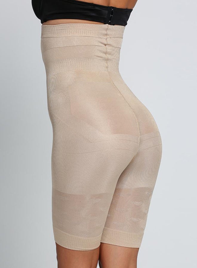 High Cuts Beauty Slimming Shapewear Bodysuit Beige - Image 3