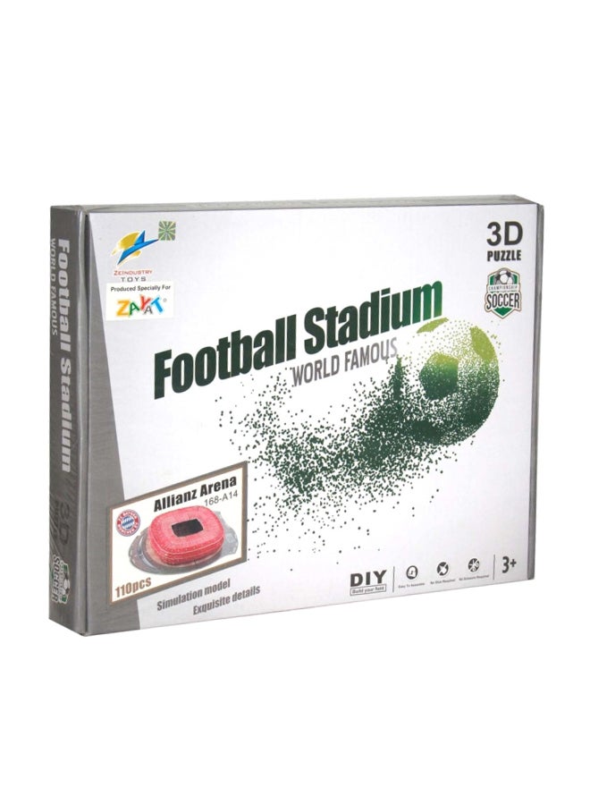 Zeindustry Toys Allianz Arena Football Stadium 3D Puzzle 168-14A 