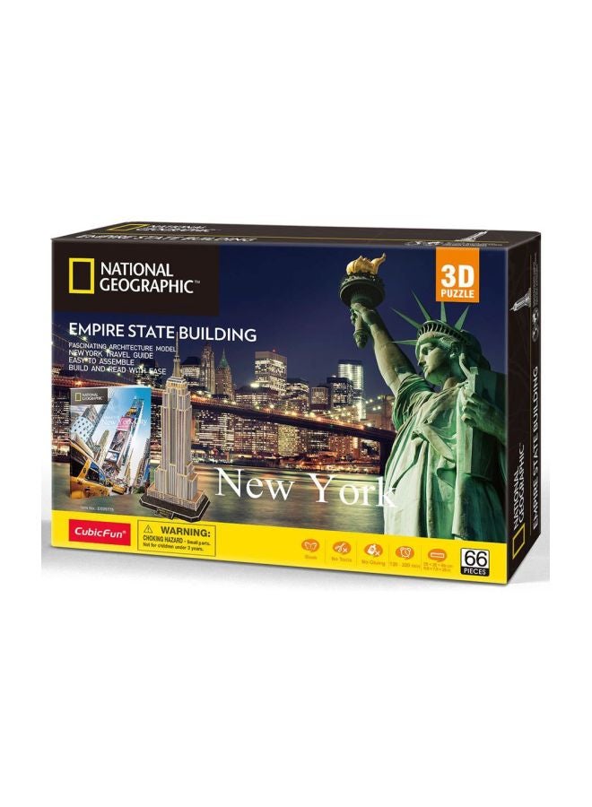 Generic - 66-Piece Empire State Building New York 3D Puzzles DS0977H - Image 1