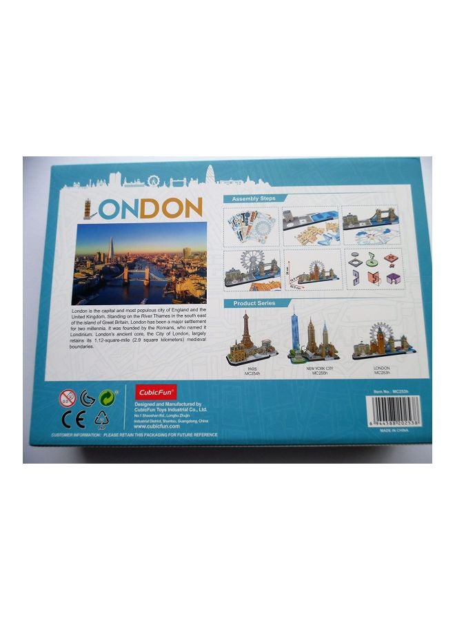 107-Piece The City Of London In Line 3D Puzzle MC253H - Image 2