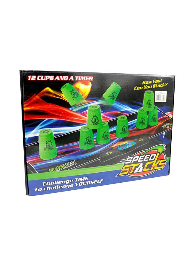 جونيور مجموعة سبيد ستاكس مكونة من 13 كوباً ومؤقت - Image 3