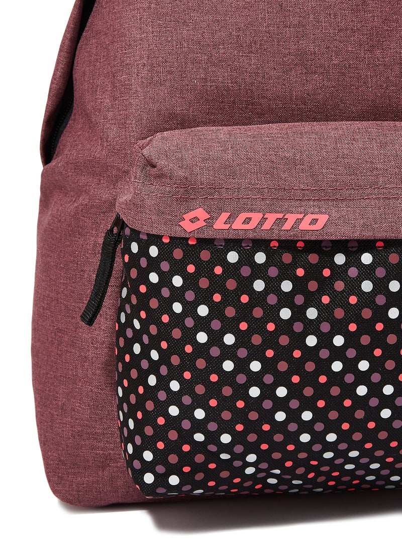 LOTTO Training Bag Cordovan Red/Calypso Pink - Image 3