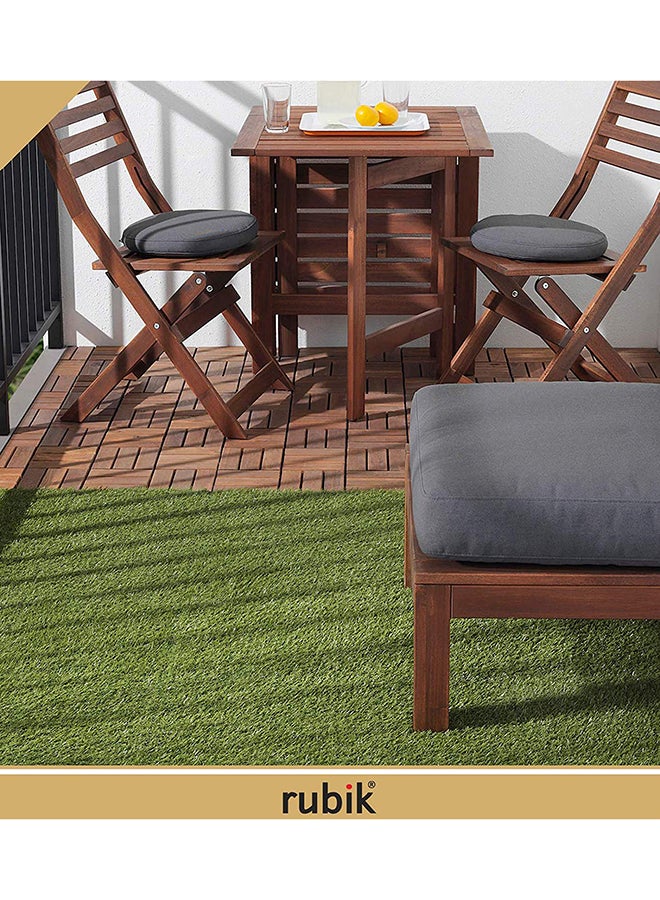 Rubik 9-Piece Acacia Wood Floor Tiles Set Brown - Image 3