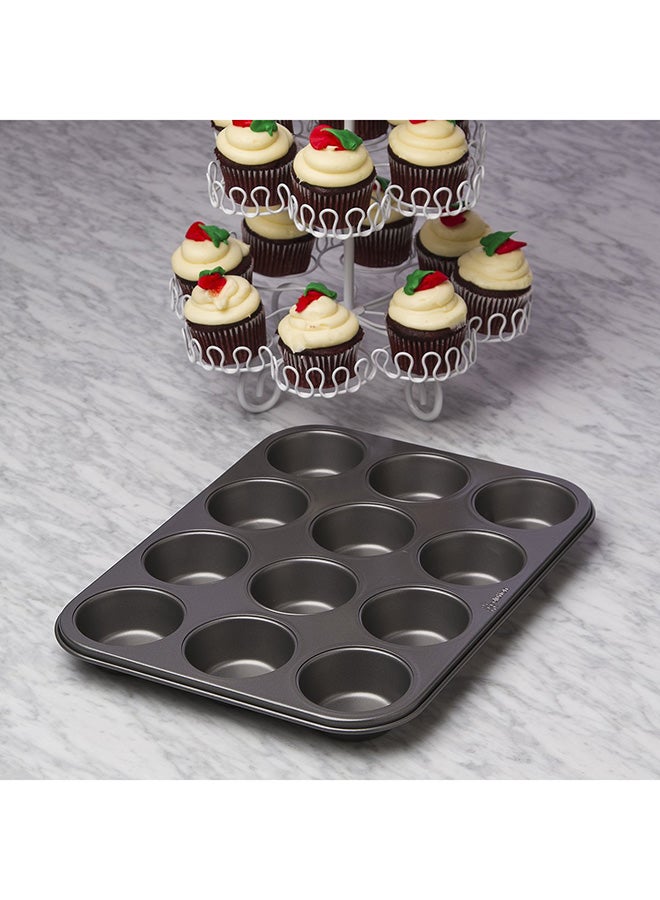 قالب كيك المافن أسود 35x26سم - Image 2