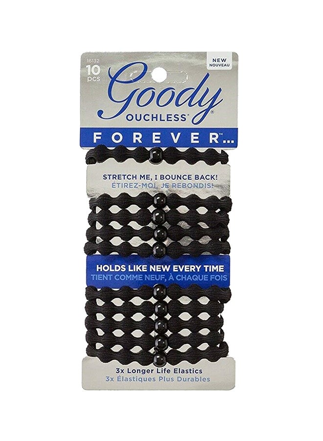 Goody - 10-Piece Ouchless Elastics Black 19cm - Image 1