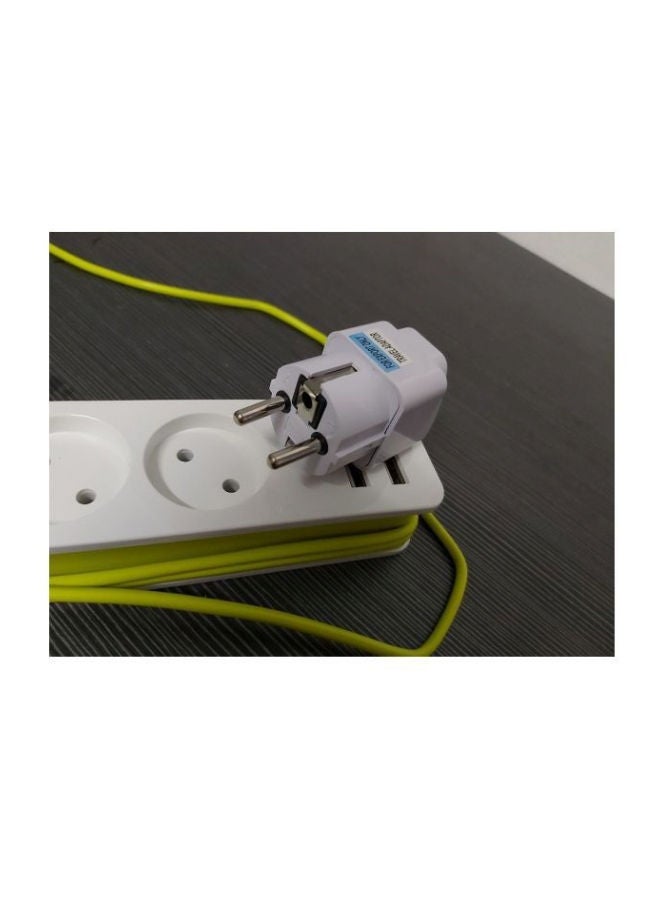 Beauenty EU Plug Travel Adapter White - Image 3