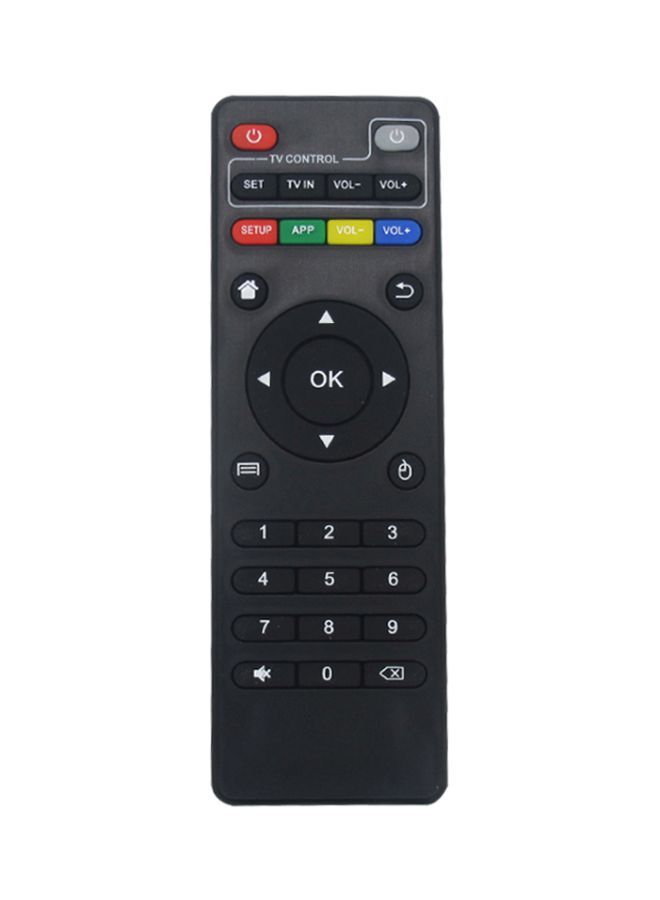 Beauenty - Replacement IR Remote Control For Android TV Box H96 MAX/V88/MXQ/TX6/T95X/T95Z Plus/TX3 X96 Mini Black - Image 1
