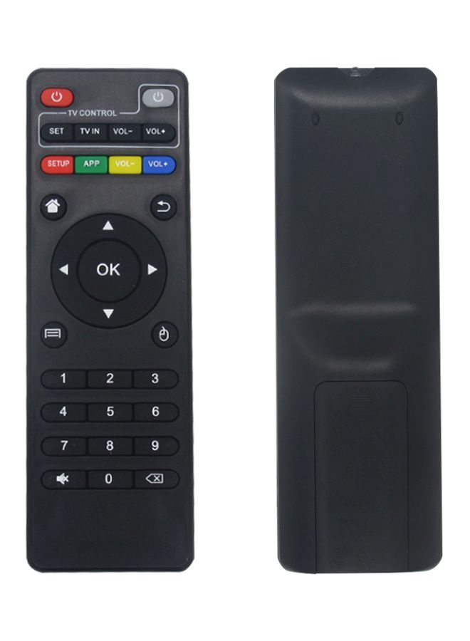 Beauenty - Replacement IR Remote Control For Android TV Box H96 MAX/V88/MXQ/TX6/T95X/T95Z Plus/TX3 X96 Mini Black - Image 1