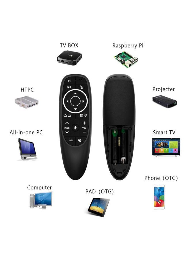 Voice Control Wireless Remote Control For Android TV Box HK1 X96 Mini Black - v1586179654/N36338019A_2