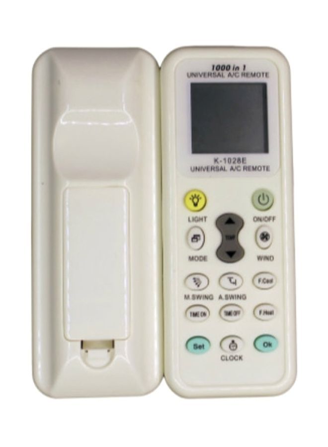 Beauenty 1000 In 1 Wireless Remote Control For Air Conditioner White - Image 2