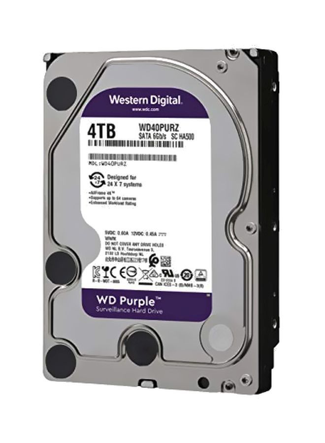 WD - 4TB Purple Surveillance HDD 4 TB - Image 1