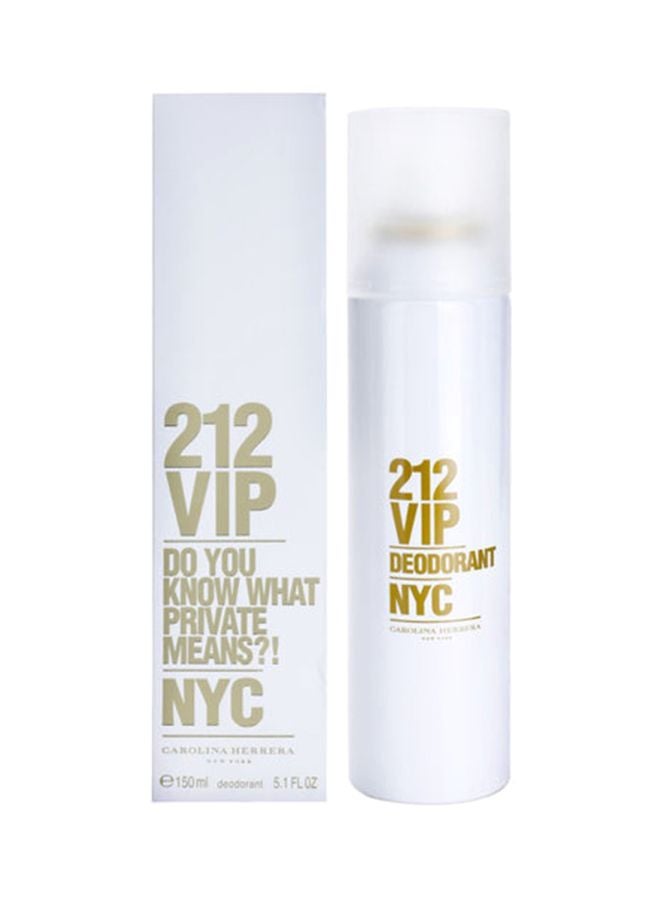 CAROLINA HERRERA - 212 VIP NYC Deodorant Spray 150ml - Image 1