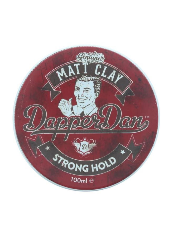 Dapper Dan Matte Clay Pomade - Strong Hold 100ml 