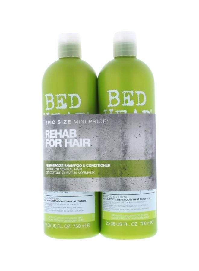 TIGI - 2-Piece Bed Head Re-Energise Shampoo And Conditioner Set 750ml - Image 1