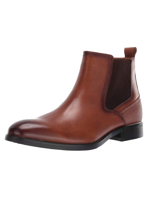 Afinity Chelsea Booties Cognac
