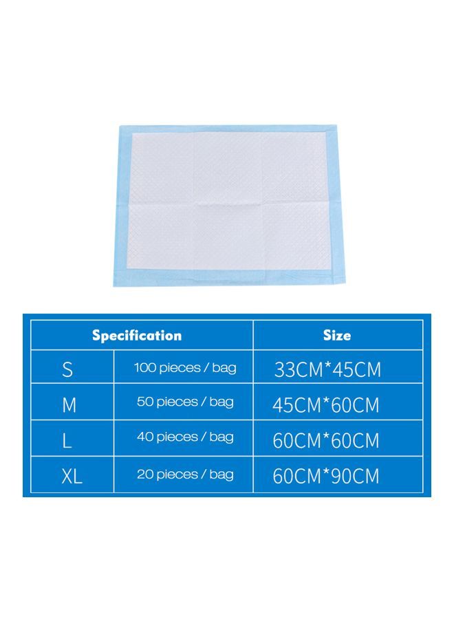 Generic - Pack Of 100 Disposable Diaper Pad Blue S - Image 1