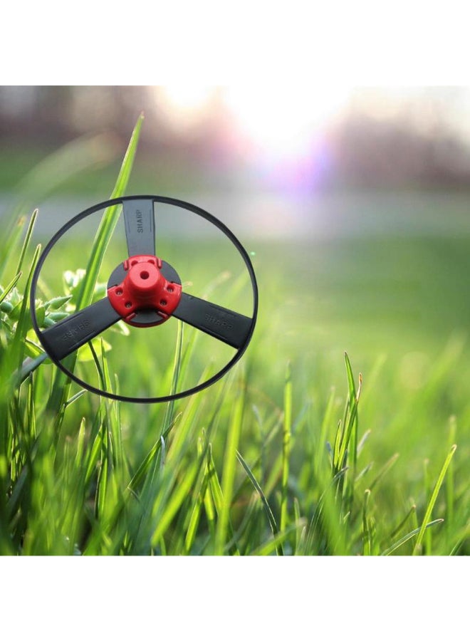 Universal Grass Trimmer Cutter Lawn Mower With Solid Steel Blade Black/Red - Image 2