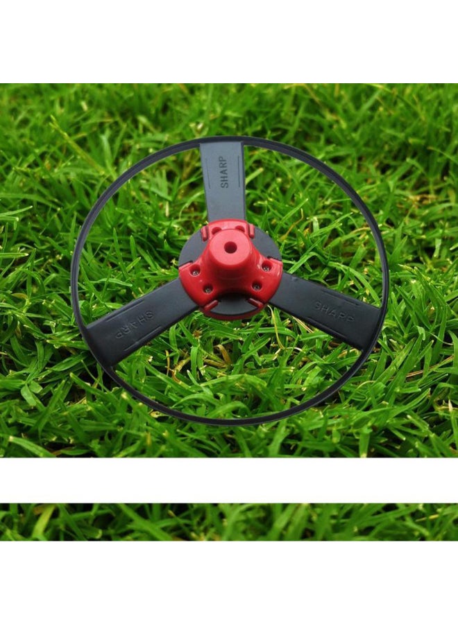 Universal Grass Trimmer Cutter Lawn Mower With Solid Steel Blade Black/Red - Image 3