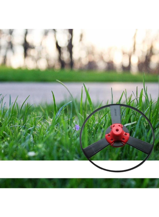 Universal Grass Trimmer Cutter Lawn Mower With Solid Steel Blade Black/Red - Image 4