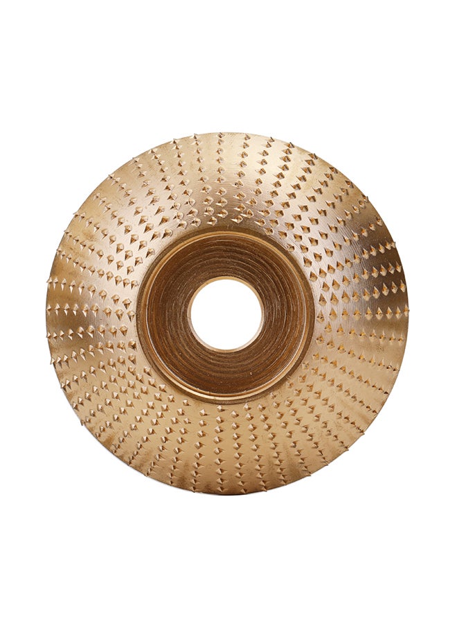 Woodworking Angle Grinding Wheel Sanding Carving Rotary Tool Abrasive Disc Gold  - Image 1