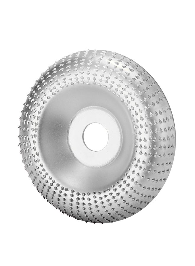NO.45 Steel Wood Angle Grinding Wheel Sanding Carving Rotary Tool Abrasive Disc Silver  - Image 1