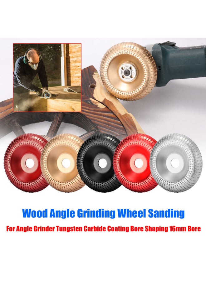 NO.45 Steel Wood Angle Grinding Wheel Sanding Carving Rotary Tool Abrasive Disc Silver  - Image 3