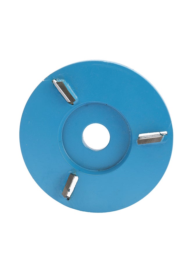Three Teeth Woodworking Turbo Plane Wood Carving Disc Blue  - Image 1