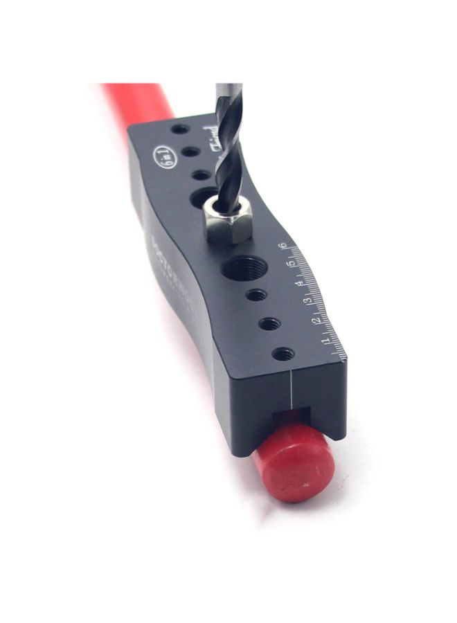 6-In-1 Multifunctional Woodworking Locator Scriber Drill DIY Tool Black 18cm - Image 2