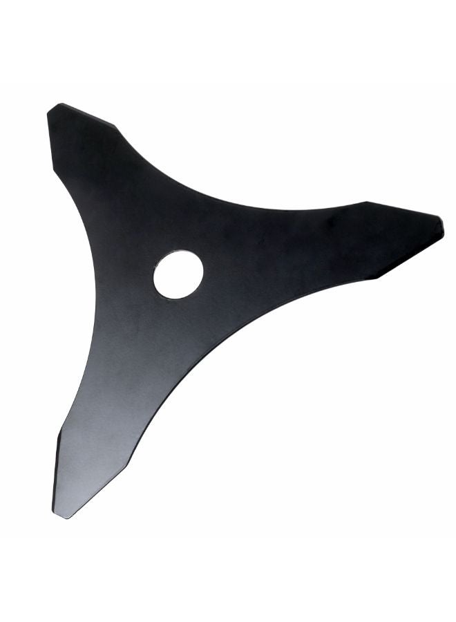 Metal Lawn Mower Brush Cutter Blade Black - Image 3