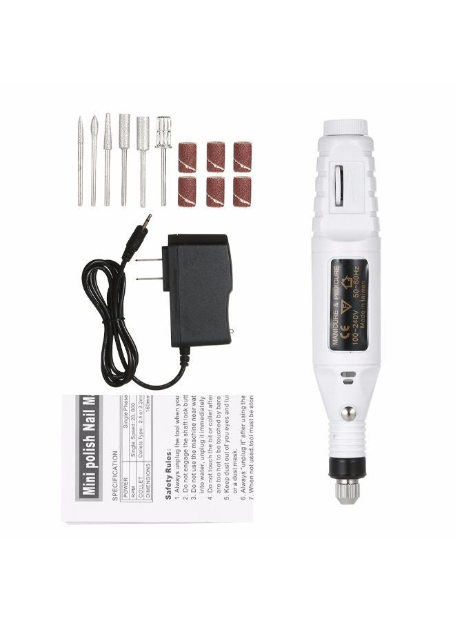 14-Piece Engraving Pen Carve Tool Set White 22.5cm  - Image 1