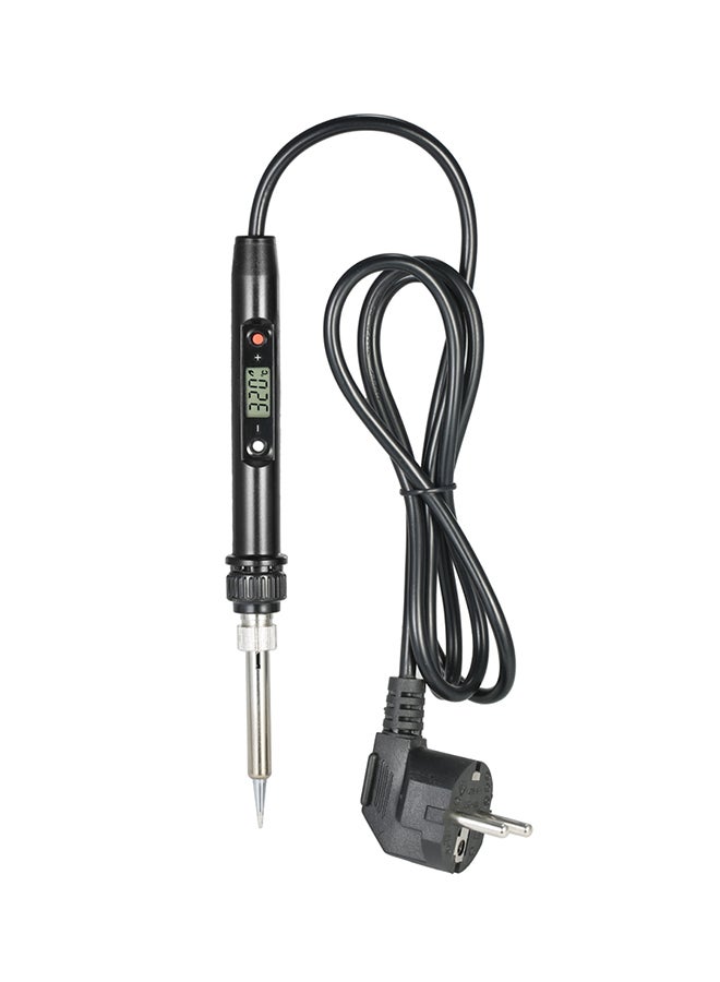LCD Digital Electric Soldering Iron Tool Black 26cm  - Image 1