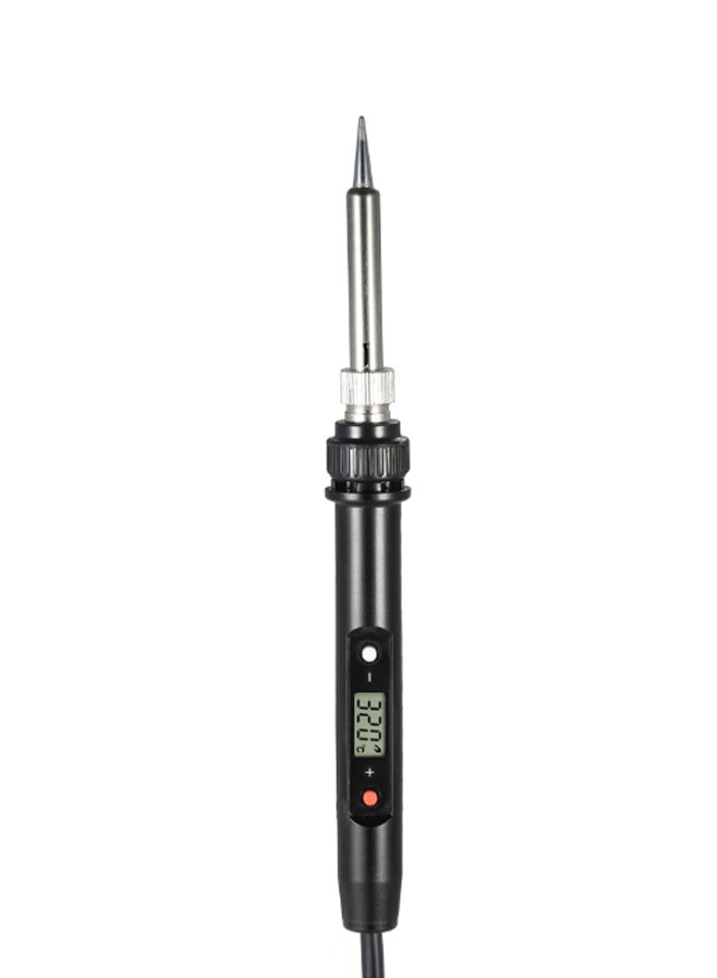 LCD Digital Electric Soldering Iron Tool Black 26cm  - Image 3