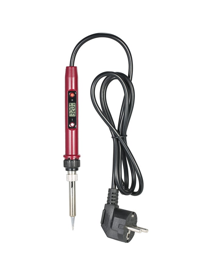 LCD Digital Electric Soldering Iron Tool Red 26cm  - Image 1