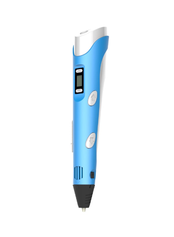 Digital Display Intelligent 3D Printing Pen Blue 21cm - Image 2