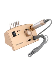 Generic Professional Electric Nail Art Drill Pen Machine Gold  - Image 1