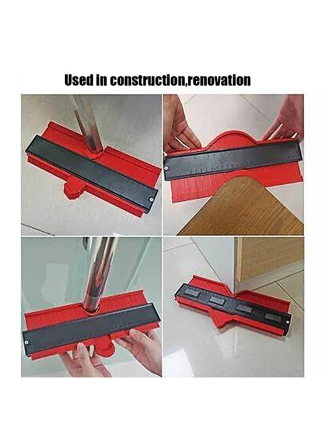 Generic Precisely Measure Irregular Shapes Contour Gauge Red 15 x 2 x 10cm  - Image 3