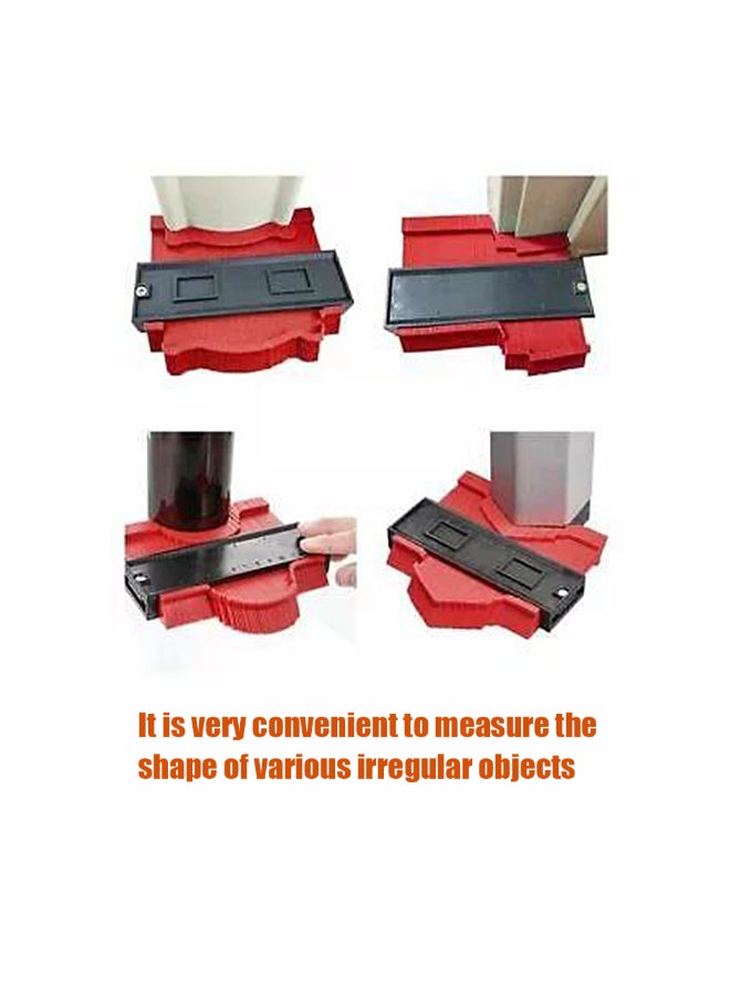 Generic Precisely Measure Irregular Shapes Contour Gauge Red 15 x 2 x 10cm  - Image 4