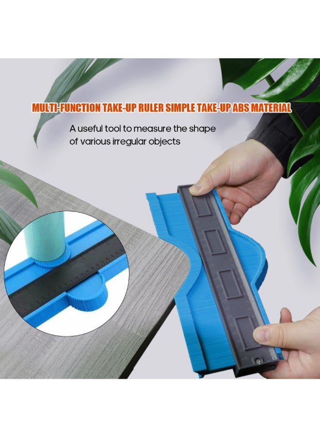 Generic - Precisely Measure Irregular Shapes Contour Gauge Blue 27 x 2 x 10cm - Image 1