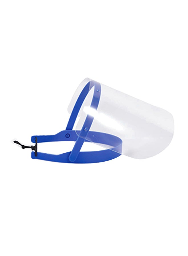 10-Piece Protective Dust-Proof Welding Safety Face Shield Blue/Clear 31.5 x 3.5 x 22cm - Image 1