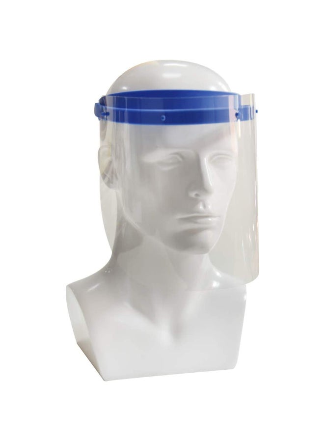 10-Piece Protective Dust-Proof Welding Safety Face Shield Blue/Clear 31.5 x 3.5 x 22cm - Image 4