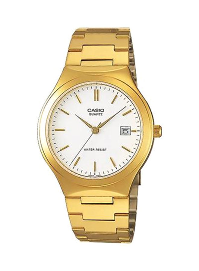 CASIO Men's Water Resistant Stainless Steel Analog Wrist Watch MTP-1170N-7ARDF - 36 mm - Gold  - Image 1