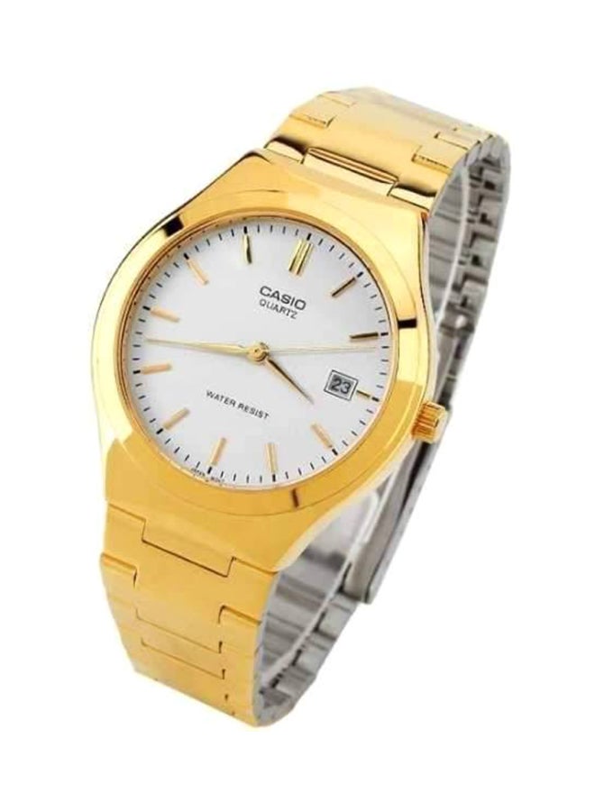 CASIO Men's Water Resistant Stainless Steel Analog Wrist Watch MTP-1170N-7ARDF - 36 mm - Gold  - Image 4