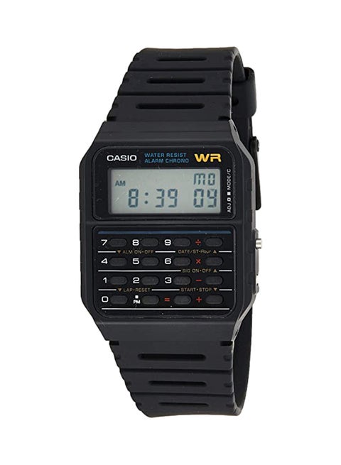 Men's Black Water Resistant Digital Watch - 34 mm - CA-53W-1Z (CN)