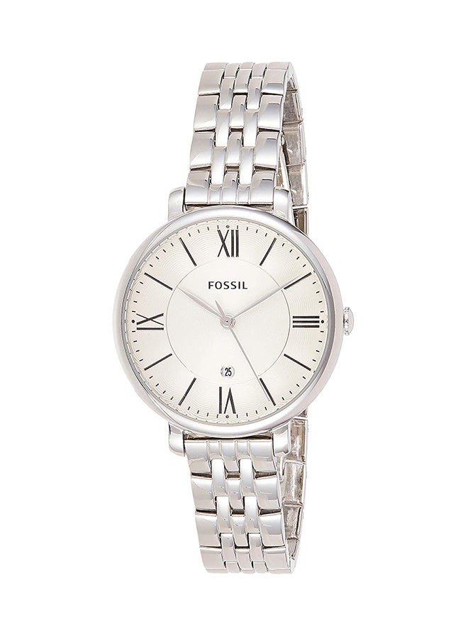FOSSIL Women's Jacqueline Analog Watch ES3433 - 36 mm - Silver  - Image 1