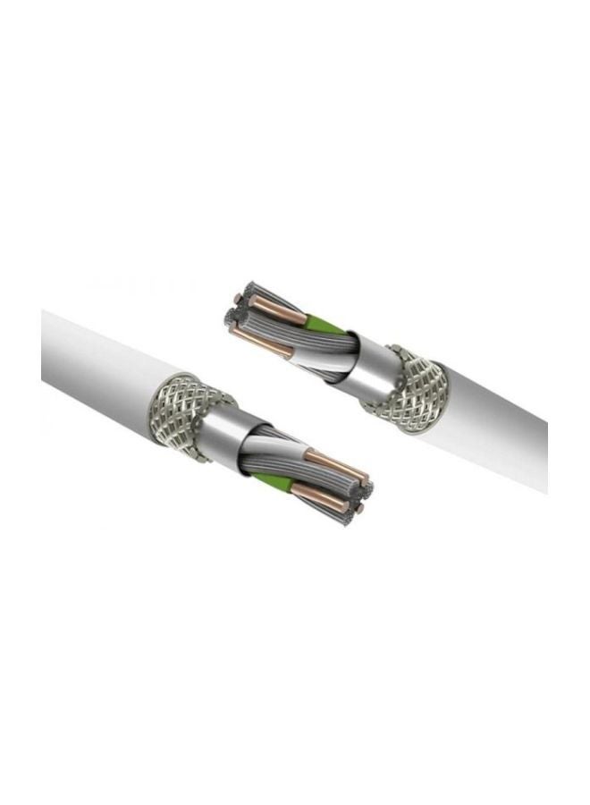 هواوي شاحن جداري مع كابل شحن بمنفذ مايكرو USB أبيض  - Image 4