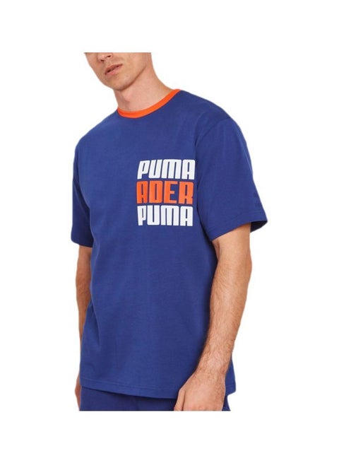 Ader Error Short Sleeves T-Shirt Blue