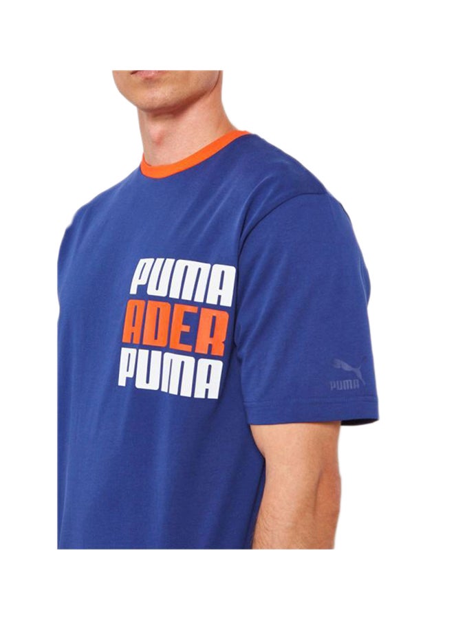 PUMA - Ader Error Short Sleeves T-Shirt Blue - Image 1
